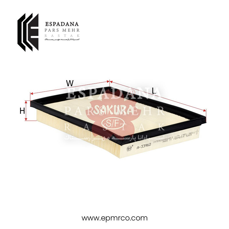 فیلتر هواکش ساکورا A-33960