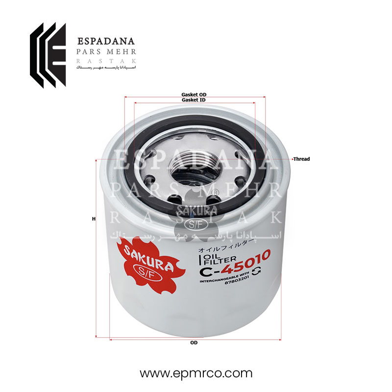 فیلتر روغن ساکورا C-45010