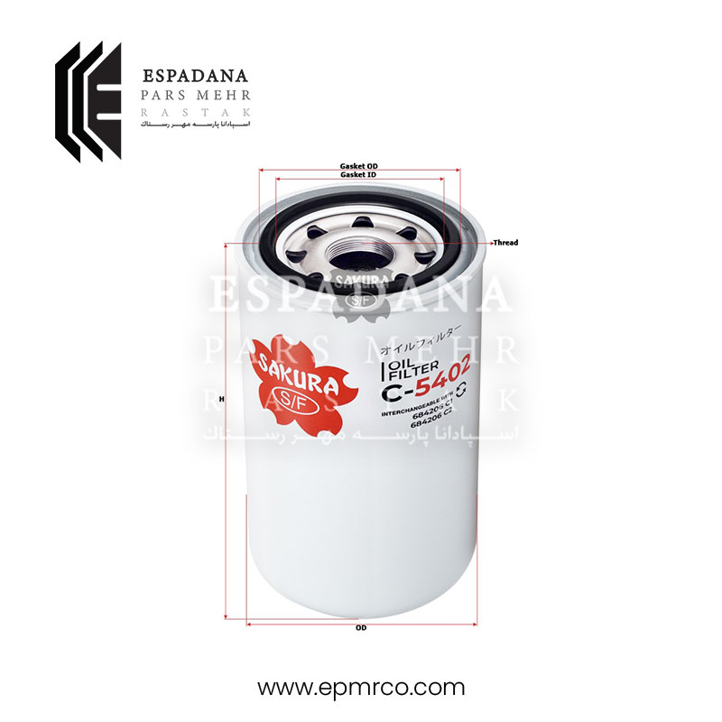 فیلتر روغن ساکورا C-5402