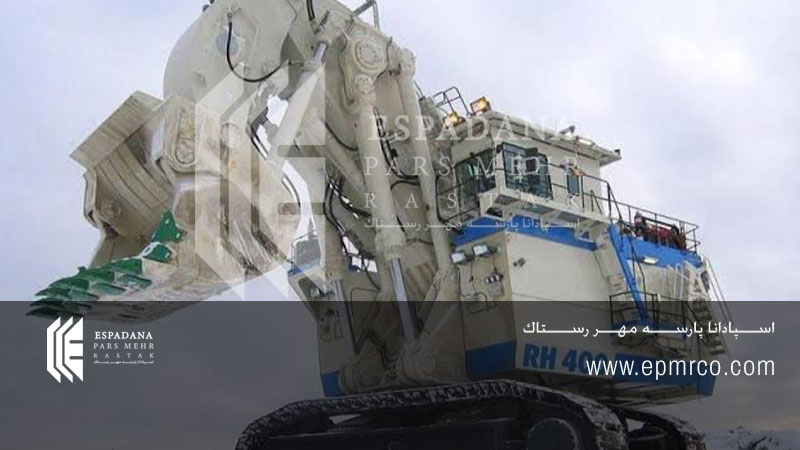 تصویر دستگاه Bucyrus RH400 در حال کار