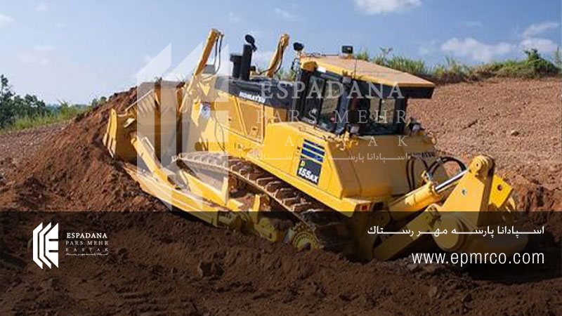 Komatsu D155 برای وزن عملیاتی بالا 