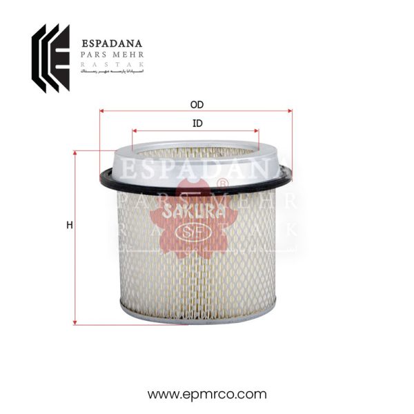 فیلتر هواکش ساکورا A-1016