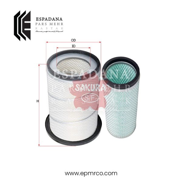 فیلتر هواکش ساکورا A-1019-S
