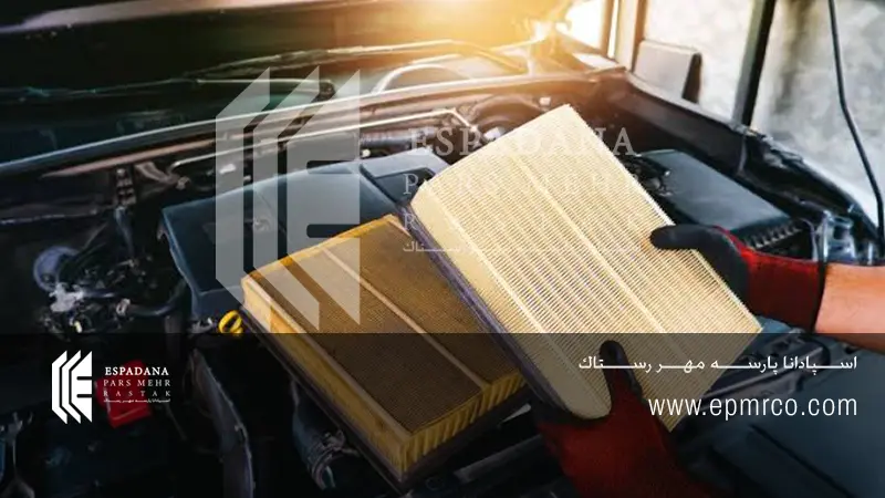نصب فیلترهوا در ماشین آلات سنگین 